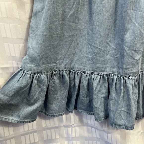 SO Women’s Off the Shoulder Ruffle Details Cinched Body Mini Dress Blue size M - Picture 12 of 14